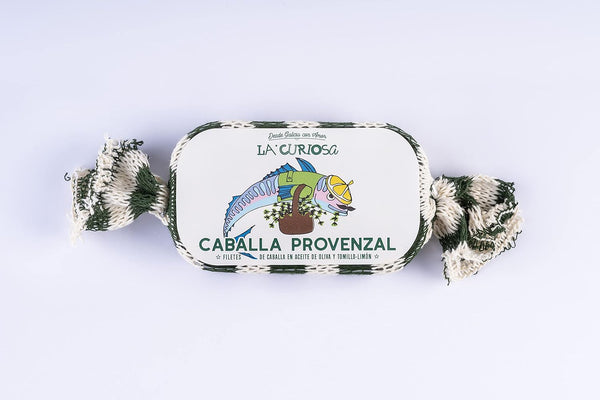 monsieur marcel LA CURIOSA PROVENCAL MACKEREL FILLETS IN OLIVE OIL AND LEMON THYME 120g