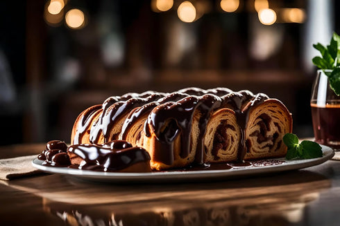 RawJoy New York City Style Chocolate Babka Bread by