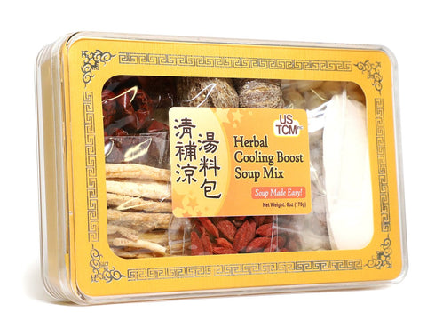 USTCM 3-4 6oz Herbal Cooling Boost Soup Mix Soup Base Ching bo leung Soup Made Easy! Servings
