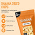 3 lb Packed Oh! Nuts Dried Banana Chips - - Dried Fruit Slices - Light Sugar Added - Dehydrated Fruit Bites - in New