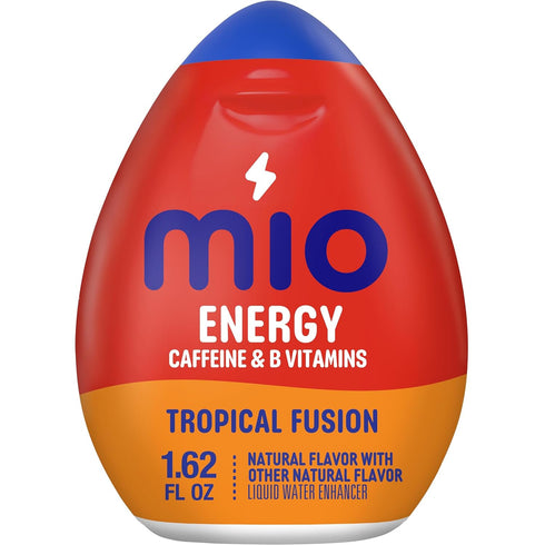 4 Pack, (Pack 4). Mio Energy Water Enhancement Flavor Variety Strawberry Pineapple Smash, Tropical Fusion, Acai Berry