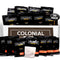 Colonial In-Room Decaf Ground Coffee Filter Packs for Hotel Rooms, Decaffeinated Dark