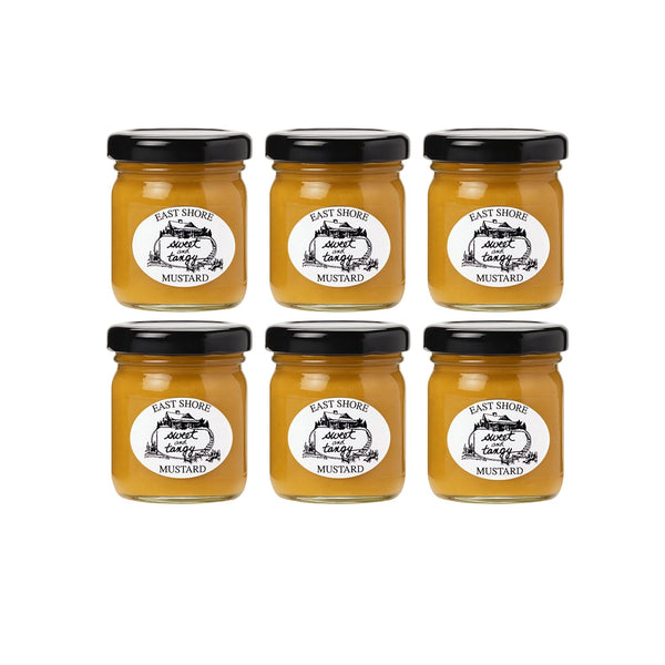 East Shore Sweet & Tangy Mustard | 6 Pack of 1.4 oz