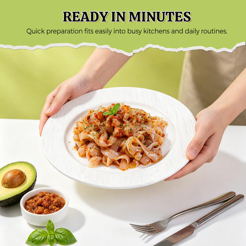 52USA 52.8 Oz, 6 Pack 3 USDA Organic Konjac Shirataki Noodle, Low Carb Pasta Variety-Angel Hair, Fettuccine, Spaghetti