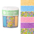 Sweets Indeed Dye Free Pastel Sprinkles 6 Cell, Yellow Blue Purple and