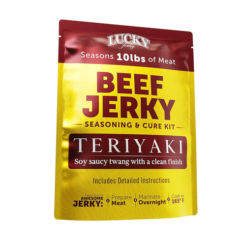 10lbs Lucky Jerky Teriyaki DIY Jerky Seasoning and Cure Kit - Seasons of Meat