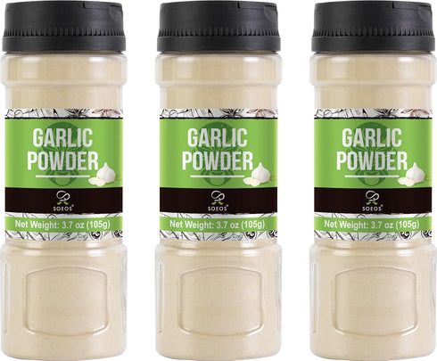 Soeos Garlic Powder, Garlic Powder Seasoning, Additive Free, Non-GMO, Garlic Seasoning for