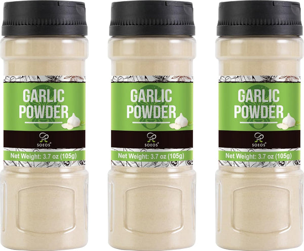 Soeos Garlic Powder, Garlic Powder Seasoning, Additive Free, Non-GMO, Garlic Seasoning for