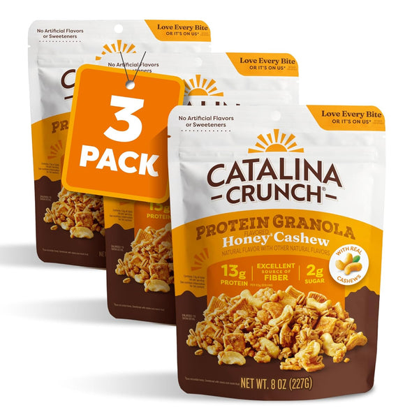 Catalina Crunch Protein Granola - Low Sugar Breakfast Cereal with 13g of