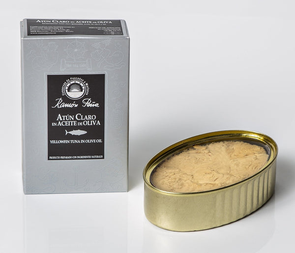 Ramon Pena Canned Yellowfin Tuna in Olive Oil | Silver Line Tin | 1