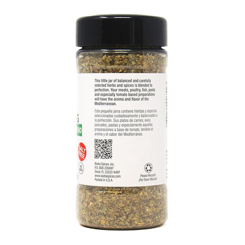 Badia Italian Seasoning Mediterranean Blend, 1.25 Ounce (Pack of 6)