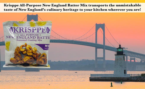 (3 Pack) Krisppe All Purpose New England Style Batter Mix for Rhode Island Clam Cakes & Fritters