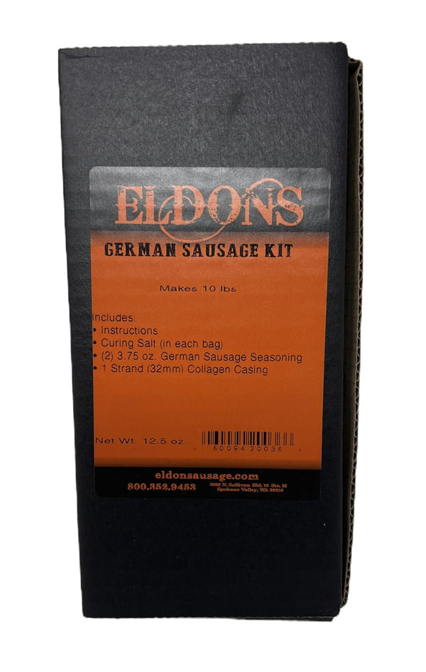 Eldons Sausage and Jerky Supply Eldon's German Sausage Kit - Authentic Flavor in Every Bite - Makes