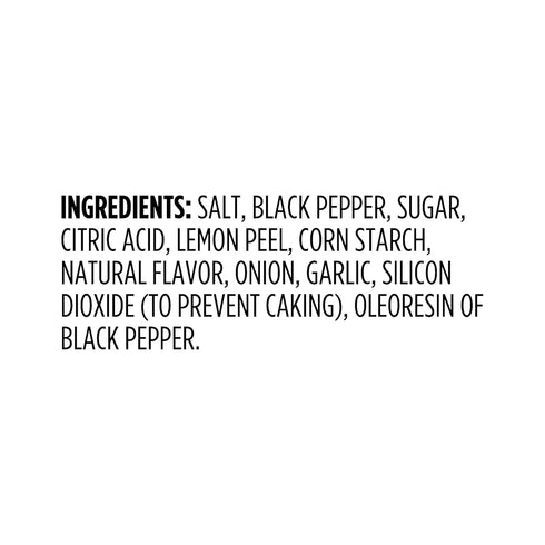 4.5 Oz Amazon Grocery, Lemon & Pepper Seasoning Salt