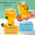 AUSPITEE 7.05 oz 40 Passion Fruit & Citrus Tea Bags - & Tea Bags, Natural, Freeze - Perfect for a Refreshing Drink
