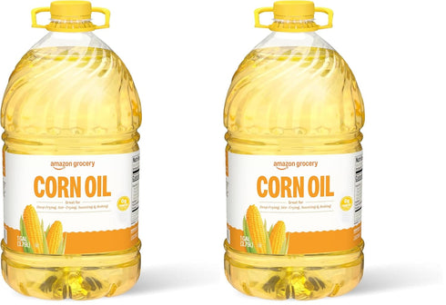 Amazon Grocery, Corn Oil, 128 Fl Oz, Pack of 2 (Previously Amazon