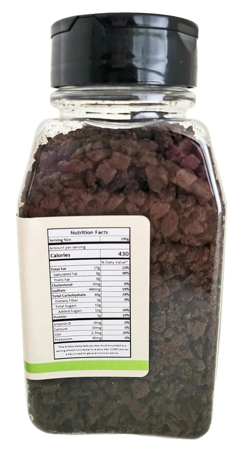 6.5 oz. Chocolate Cookie Crunch | Ice Cream Topping & Dessert Decoration | by Dasher's Spice & Beans |