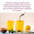 laweny 8.81oz,Suitable Passion fruit powder for baking, milk tea, and cold drinks, freeze-dried powder of passion fruit