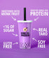 25g 19 Taro Milk Tea | Grass-Fed Whey Protein Isolate Powder | Gluten-Free & Soy-Free Bubble Tea Protein Drink | Real