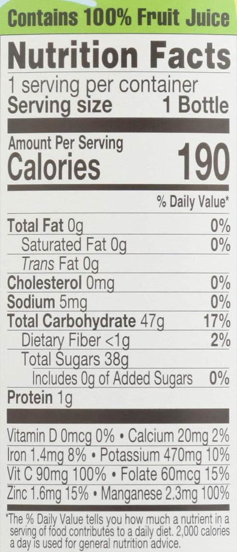 (1 12.5 OZ) Lakewood Organic Fresh Pressed Pure Pineapple X FL