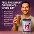 10-in-1 150g SMART MATE Adaptogenic Yerba Mate Coffee Alternative Nootropic Drink Mix with Ashwagandha, Collagen