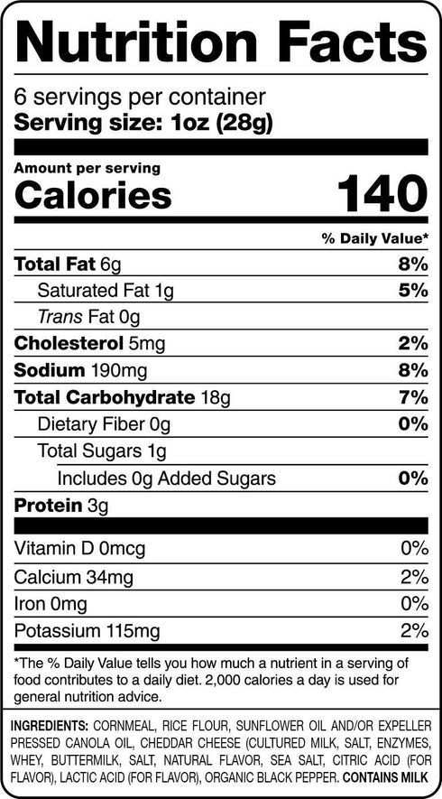 6ct, 1oz Pirate's Booty Aged White Cheddar Cheese Puffs Individual Snack Size Bags, Gluten Free, Healthy Kids Snacks