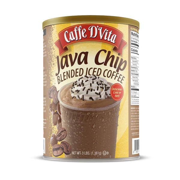 Caffe D'Vita Java Chip Latte Blended Ice Coffee - Java Chip Frappe