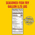 1 (Pack 1) Set) Louisiana Fish Fry Seasoned Fish Fry Seafood Breading Mix Gallon of - Season and Cook All Your Fish