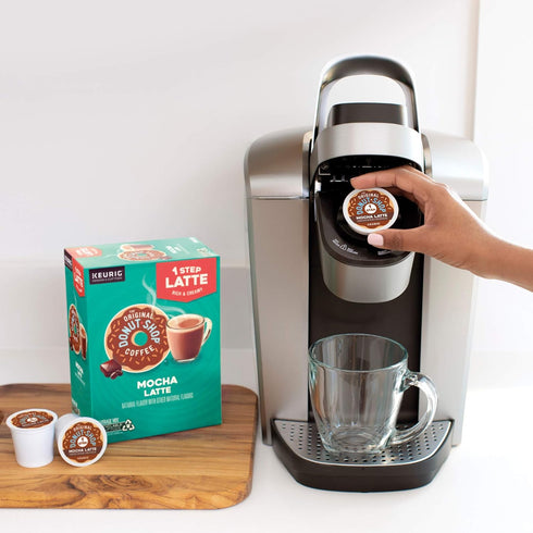 60 Count (6 Packs 10) The Original Donut Shop Mocha One-Step Latte, Single Serve Coffee K-Cup Pod, Flavored Coffee