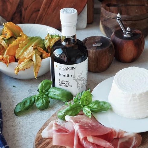 8.45 oz Carandini Emilio Silver Balsamic Vinegar of Modena PGI Premium Italian Vinegars | Made in Italy - fl