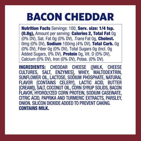 2.85 (Pack 6) Kernel Season's Popcorn Seasoning, Bacon Cheddar, Ounce