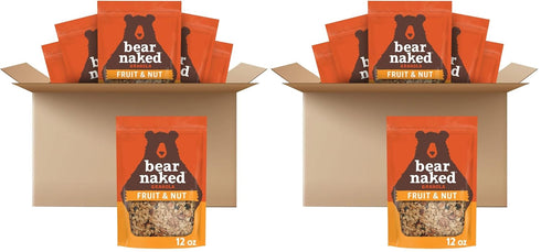 Kellogg's Bear Naked Granola Cereal, Whole Grain Granola, Breakfast Snacks, Fruit and Nut
