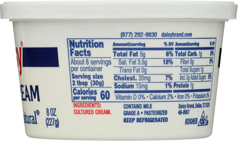 Daisy Brand 8 DAISY Sour Cream Ounce