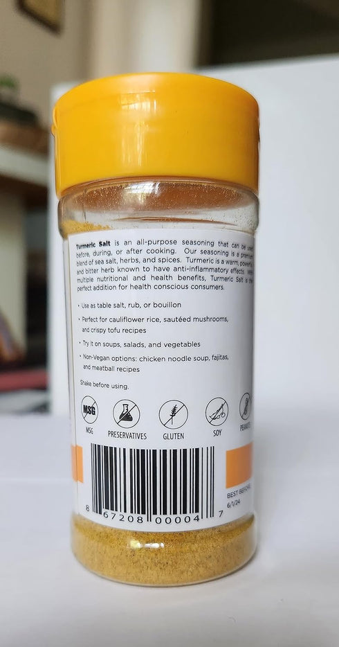 JADA Spices Chicken Salt Spice - Original Turmeric Salt, Vegan, Keto & Paleo Friendly for Cooking and BBQ