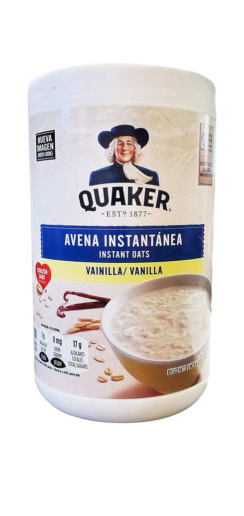 Quaker 3 Pack, 34.8 100% Instant Oatmeal, Instant Oats, Vanilla Flavor, Ounce Total, Whole Grains, Source of Fiber