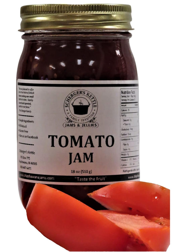 Scherger's Kettle - Shipshewana, IN Tomato Jam, 18 oz