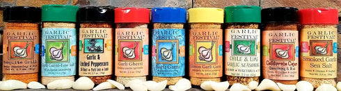 Garlic Festival Foods Garli Garni All Purpose Garlic Seasoning, 2.8 oz - Flavorful Garlic Spice