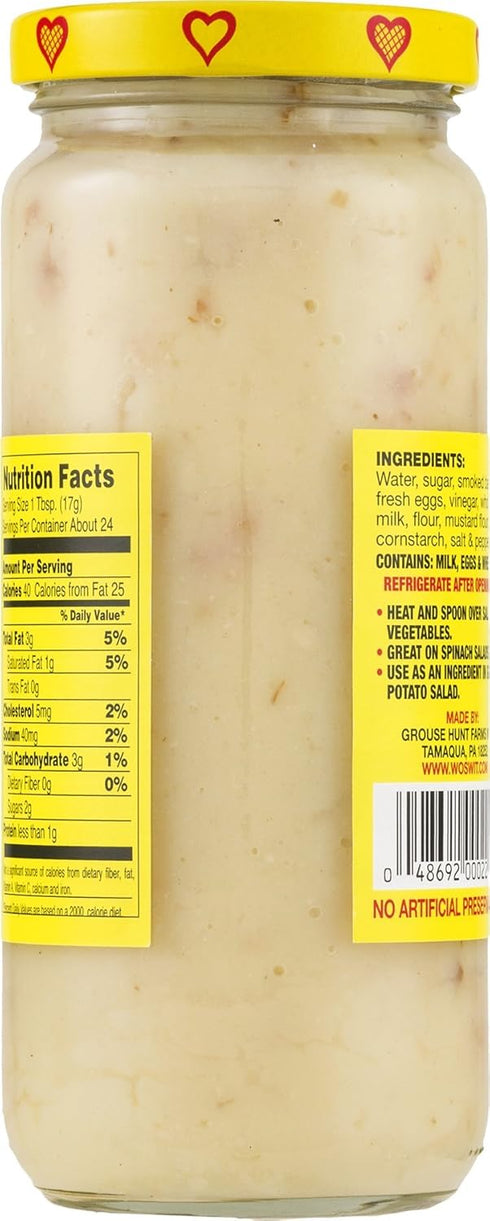 Wos-Wit Bacon Dressing - Flavorful Gourmet Condiment
