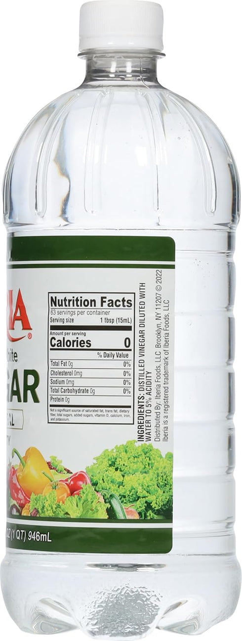 32 oz Iberia Distilled White Vinegar, fl