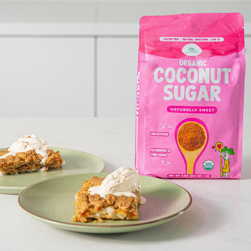 (2.2 lbs 35.2 oz) Copra Organic Coconut Sugar, Certified Organic, Natural Sweetener, Sugar Alternative, Unrefined