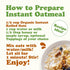 1 1 Food to Live Organic Instant Rolled Oats, Pound - Ready in Minute Non-GMO Whole Grain Oatmeal. Good Source of Fiber