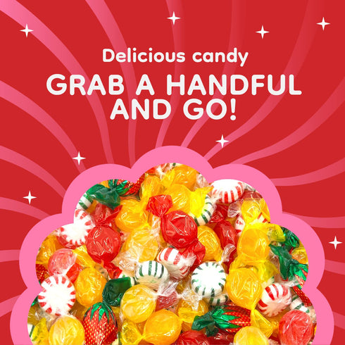 |1 80 Count American Old-Fashioned Hard Candy Assortment Pound Bag - Approx. | Hostess Mix | Individually Wrapped Candy