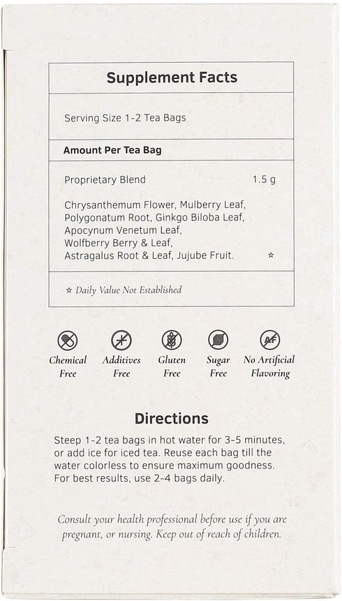 Health King Cholesterol Guard Herb Tea, 20 Count Box