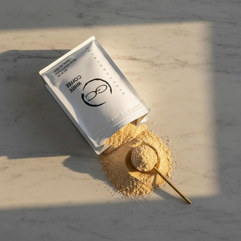 2lb Gravity Coffee Signature White Coffee, Bag of Ground White Coffee, Nutty & Earthy Flavors, Subtle and Smooth Flavor