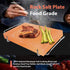 12x8x1.5, ZK Himalayan Salt Block with Steel Tray for Grilling- Cooking, Cutting, and Serving, Food Grade Rock Salt