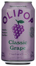 Olipop Classic Grape Prebiotic Soda, 12 Fl Oz
