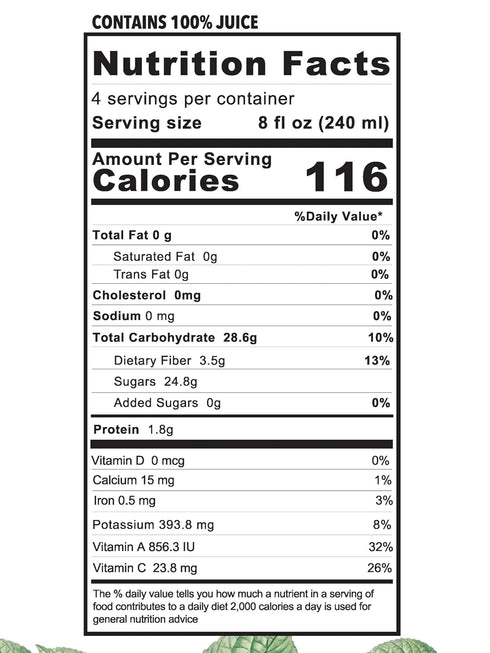33.8 Oz (2 Pack) Anna and Sarah Organic Tart Plum Juice - Glass Bottle No Sugar Added, No Artificial Colors, No