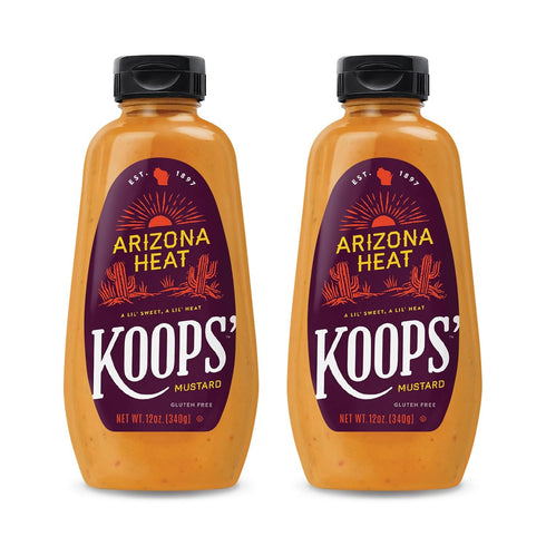 Koops' Arizona Heat Mustard, 12 Ounce (Pack of 2)