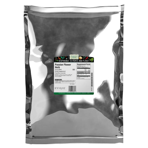 Frontier Co-op Passion Flower Herb, Cut and Sifted, Kosher | 16 Ounce