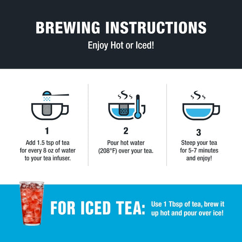 25 2 Tiesta Tea - Palm Beach Punch, Loose Leaf, Fruit Punch Herbal Tea, Caffeine-Free Tropical Blend with Apple